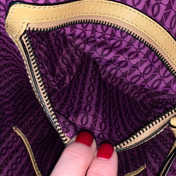 Kelsi Dagger 100% leather blue studded tote - Picture 5 of 7